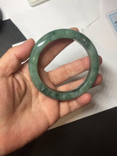 Load image into Gallery viewer, 56.5mm Certified Type A 100% Natural Woodland Green Jadeite Bangle BH234-0253
