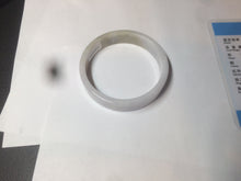 Load image into Gallery viewer, 51mm Certified Type A 100% Natural light purple/brown/white square Jadeite Jade bangle Y152-8073
