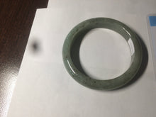 Load image into Gallery viewer, 58.8mm Certified 100% natural Type A green/gray jadeite jade bangle AE69-2863
