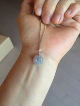Load image into Gallery viewer, 10.5mm Type A 100% Natural purple green gray Jadeite Safety Guardian Button donuts pendant group PH121 Add on item
