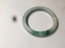 Load image into Gallery viewer, 57.5mm Certified Type A 100% Natural sunny green light purple jadeite jade bangle AX40-7717
