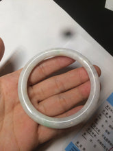 Load image into Gallery viewer, 55mm certified Type A 100% Natural sunny green/white/brown Jadeite Jade bangle BF25-1470

