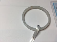 Load image into Gallery viewer, 48.5mm certified 100% natural type A light green orange purple white thin square style jadeite bangle PH255-0968

