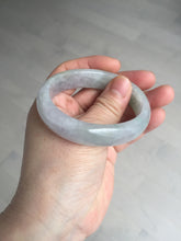 Load image into Gallery viewer, 51.5mm certified 100% natural type A light purple sunny green yellow oval jadeite jade bangle BL77-8666
