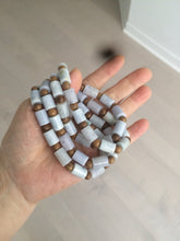 Load image into Gallery viewer, 100% natural type A green/purple jadeite jade  beads bracelet group BK56
