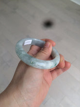 Load image into Gallery viewer, 53.4mm Certified Type A 100% Natural green/white/purple Jadeite Jade bangle AX42-7719
