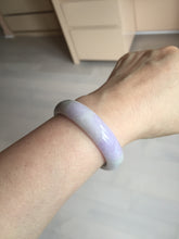 Load image into Gallery viewer, 50mm certified  100% natural Type A brown green/purple oval  jadeite jade bangle PB161-1095
