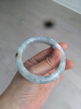 Load image into Gallery viewer, 53.4mm Certified Type A 100% Natural green/white/purple Jadeite Jade bangle AX42-7719
