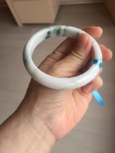 Load image into Gallery viewer, 59.4mm Certified 100% natural type A fresh green white jadeite jade bangle F121-9545
