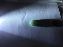 Load image into Gallery viewer, 18mm Type A 100% Natural light green blue Jadeite Safety Guardian Button donuts pendant PF23
