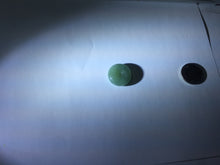 Load image into Gallery viewer, 18mm Type A 100% Natural light green blue Jadeite Safety Guardian Button donuts pendant PF23
