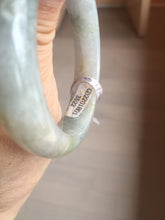 Load image into Gallery viewer, 55.7mm Certified Type A 100% Natural watery light purple/green/white Jadeite Jade bangle F99-3522
