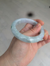 Load image into Gallery viewer, 54.4mm Certified Type A 100% Natural green/white/purple Jadeite Jade bangle AX43-7720
