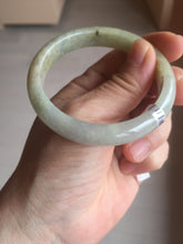 Load image into Gallery viewer, 53.8mm certified Type A 100% Natural icy light green/yellow/purple Jadeite Jade bangle F100-3517
