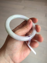 Load image into Gallery viewer, 56mm Certified Type A 100% Natural light green purple(春带彩) round cut jadeite Jade bangle AA79-4954
