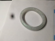Load image into Gallery viewer, 52mm certified Type A 100% Natural icy light green oval Jadeite Jade bangle AZ45-5053
