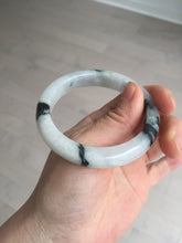 Load image into Gallery viewer, 53.8mm certified Type A 100% Natural light green/white jadeite jade bangle BK100-2343
