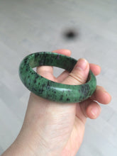 Load image into Gallery viewer, 60.5mm 100% natural green/red/black Epidote (红绿宝)bangle CB62
