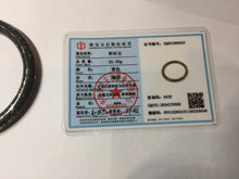 Load image into Gallery viewer, 60.5mm 100% Natural Dark Green/Black Meteorite Star Night Sky Galaxy Nephrite Bangle HT171-0553
