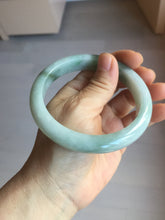 Load image into Gallery viewer, 62mm certified 100% natural Type A oily dark green gray black white (老油青) jadeite jade bangle PH232-0050
