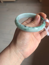 Load image into Gallery viewer, 52.5mm Certificated  Type A100% sunny green/dark green Jadeite Jade bangle F06-5007
