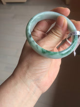 Load image into Gallery viewer, 52.5mm Certificated  Type A100% sunny green/dark green Jadeite Jade bangle F06-5007

