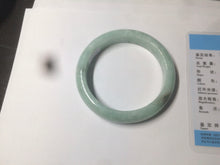Load image into Gallery viewer, 56.4mm 100% natural Type A sunny green/brown/white jadeite jade bangle AX47-2831
