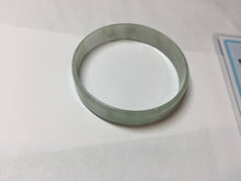 Load image into Gallery viewer, 51mm certified Type A 100% Natural light green thin style Jadeite jade bangle PJ129-0199
