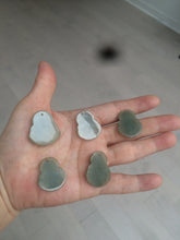 Load image into Gallery viewer, 100% Natural type A dark green/gray happy buddha jadeite Jade pendant necklace group BG8
