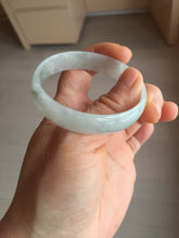 Load image into Gallery viewer, 51.8mm certified Type A 100% Natural light green clear white thin style Jadeite jade bangle PH47-9643
