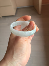 Load image into Gallery viewer, 51.8mm certified Type A 100% Natural light green clear white thin style Jadeite jade bangle PH47-9643
