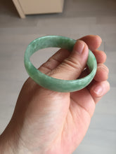 Load image into Gallery viewer, 52.5mm certified natural 100% natural Type A sunny green thin jadeite jade bangle E136-0937
