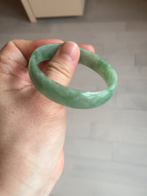 Load image into Gallery viewer, 52.5mm certified natural 100% natural Type A sunny green thin jadeite jade bangle E136-0937
