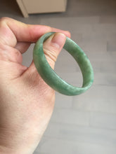 Load image into Gallery viewer, 52.5mm certified natural 100% natural Type A sunny green thin jadeite jade bangle E136-0937
