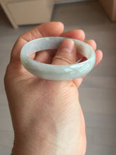 Load image into Gallery viewer, 51.5mm certified Type A 100% Natural icy light green clear white thin style Jadeite jade bangle PH46-9636
