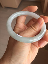 Load image into Gallery viewer, 55mm certified 100% natural Type A light green purple round cut jadeite jade bangle PA236-9871
