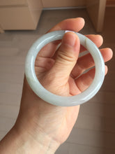 Load image into Gallery viewer, 55mm certified 100% natural Type A light green purple round cut jadeite jade bangle PA236-9871
