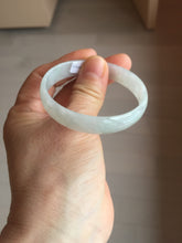 Load image into Gallery viewer, 51.5mm certified Type A 100% Natural icy light green clear white thin style Jadeite jade bangle PH45-9639
