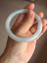 Load image into Gallery viewer, 55mm certified 100% natural Type A light green purple round cut jadeite jade bangle PA236-9871
