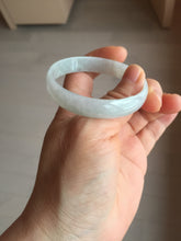 Load image into Gallery viewer, 51.5mm certified Type A 100% Natural icy light green clear white thin style Jadeite jade bangle PH45-9639
