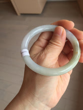 Load image into Gallery viewer, 55.2mm certified 100% natural Type A light green yellow purple round cut jadeite jade bangle PA235-9860
