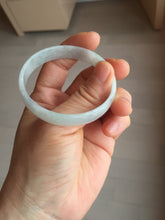 Load image into Gallery viewer, 51.5mm certified Type A 100% Natural icy light green clear white thin style Jadeite jade bangle PH45-9639
