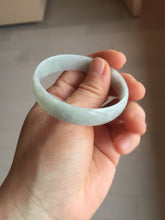 Load image into Gallery viewer, 51.8mm certified Type A 100% Natural light green clear white thin style Jadeite jade bangle PH44-9646
