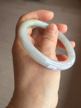 Load image into Gallery viewer, 55.2mm certified 100% natural Type A light green yellow purple round cut jadeite jade bangle PA235-9860
