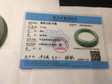 Load image into Gallery viewer, 56.2mm Certified Type A 100% Natural sunny green purple white Jadeite bangle PC168-8111
