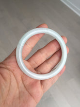 Load image into Gallery viewer, Shopify only 5385mm Certified 100% natural Type A light green white jadeite jade bangle AX135-0224 add on item
