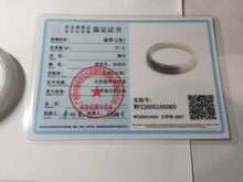 Load image into Gallery viewer, 51mm certified 100% natural Type A sunny green oily dark green gray black(老油青)  half mountain half water (半山半水) oval jadeite jade bangle BS175-0060
