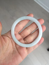 Load image into Gallery viewer, Shopify only 5385mm Certified 100% natural Type A light green white jadeite jade bangle AX135-0224 add on item
