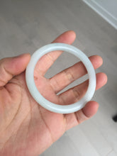 Load image into Gallery viewer, Shopify only 5385mm Certified 100% natural Type A light green white jadeite jade bangle AX135-0224 add on item
