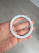 Load image into Gallery viewer, Shopify only 5385mm Certified 100% natural Type A light green white jadeite jade bangle AX135-0224 add on item
